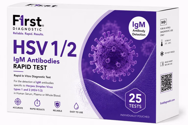 HSV 1/2 IgM Antibodies Rapid Test
