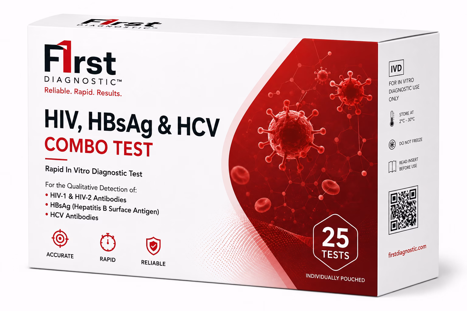 HBsAg HIV HCV Combo Antibody Rapid Test